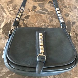 Studded Vegan Crossbody Bag